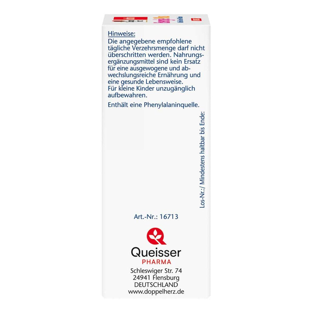 Doppelherz aktiv Energie Plus DIRECT 20 Sachets | Energy & Focus Support | 75 mg Caffeine, Taurine & B Vitamins | Cola-Flavored Micro-Pellets | PZN 16395265