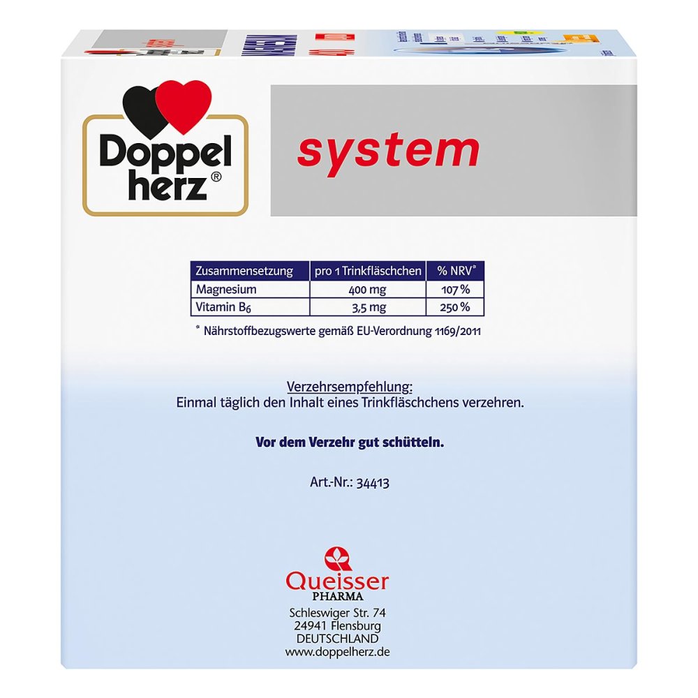 Doppelherz Magnesium 400 Liquid system drinking ampoule, 30 pcs PZN 17946158