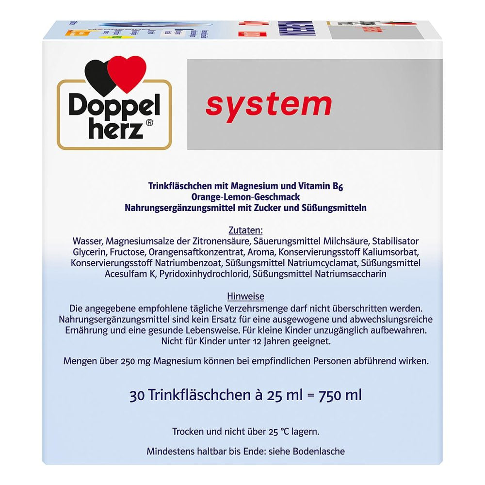 Doppelherz Magnesium 400 Liquid system drinking ampoule, 30 pcs PZN 17946158