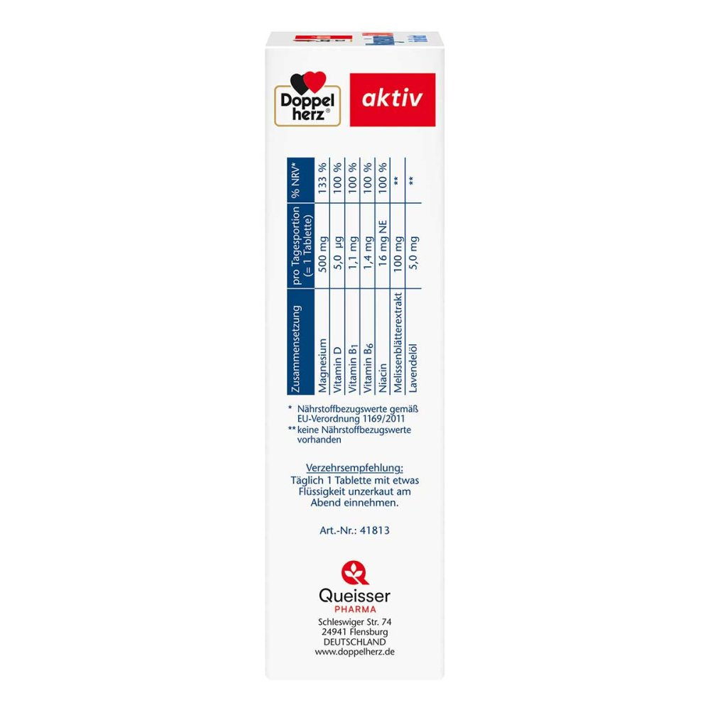 Doppelherz Magnesium 500 Night Tablets, 100 pcs PZN 18110048