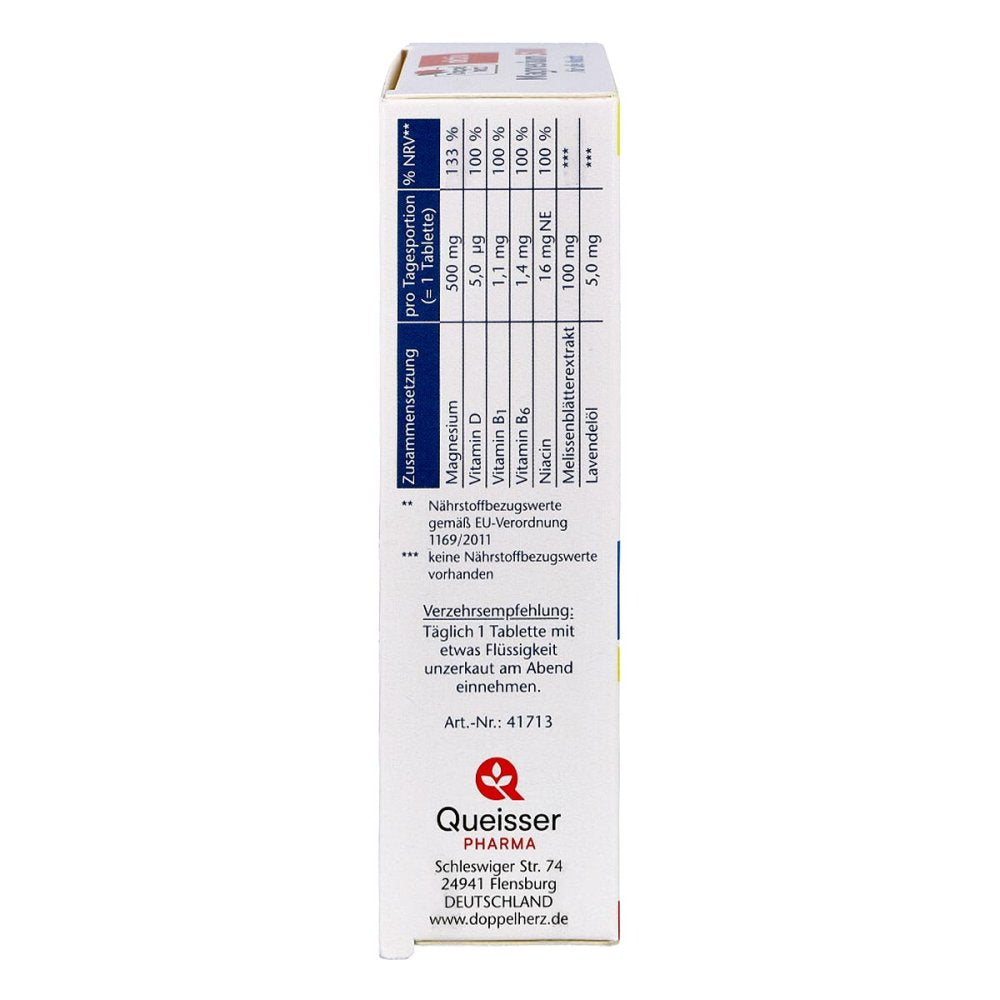 Doppelherz Magnesium 500 for the night tablets, 30 pcs PZN 17510627