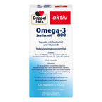 Doppelherz Omega-3 Sea Fish Oil 800 Active Capsules 3 Pack | 3 × 120 Capsules | EPA & DHA + Vitamin E | Heart Support | Made in Germany PZN 16485732