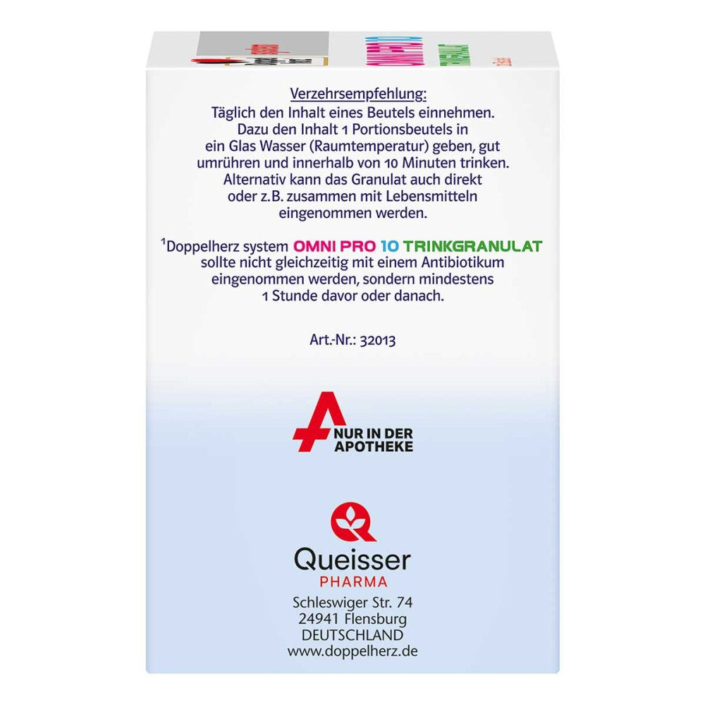 Doppelherz Omni Pro 10 system drinking granules, 20 pieces PZN 18440366