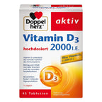 Doppelherz 2000 IU 维生素D3片50粒 PZN 16869496