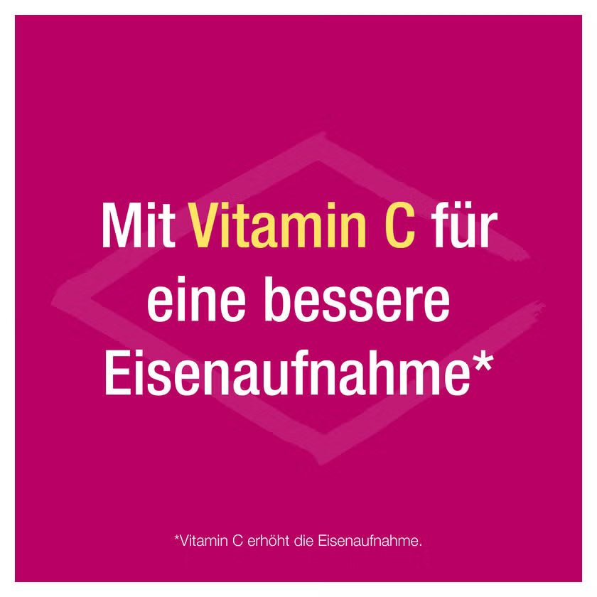 Eisen Verla C purKaps | Iron 10 mg + Vitamin C 80 mg for Blood Formation & Energy | Vegan | 60 Capsules | PZN 15227152