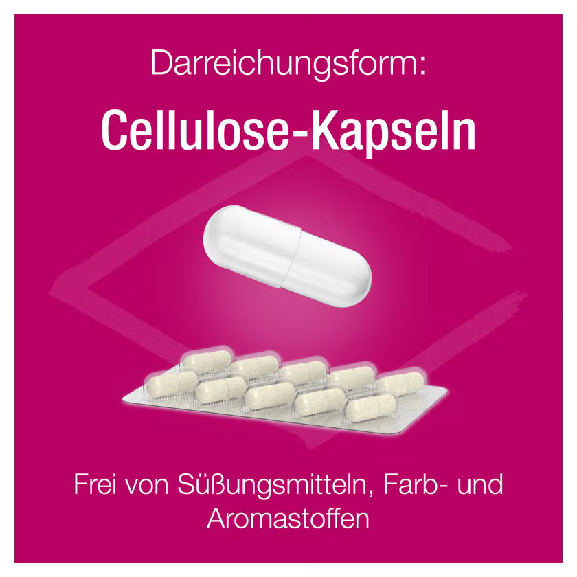Eisen Verla C purKaps | Iron 10 mg + Vitamin C 80 mg for Blood Formation & Energy | Vegan | 60 Capsules | PZN 15227152