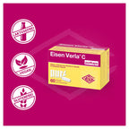 Eisen Verla C purKaps | Iron 10 mg + Vitamin C 80 mg for Blood Formation & Energy | Vegan | 60 Capsules | PZN 15227152