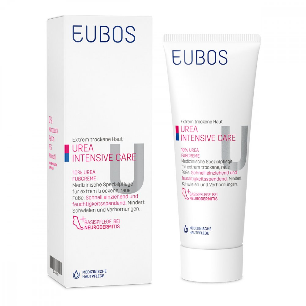 Eubos Dry Skin Urea 10% Foot Cream, 100 ml PZN 03447871