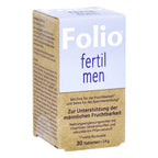 Folio Fertil Men Tablets 30 pcs | Male Fertility & Sperm Support Formula | PZN 18671396