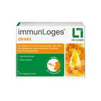 immunLoges Direkt | Vitamin C + D3, Zinc & Selenium with Spirulina & Beta-Glucans | Immune Support | 30 Drinking Ampoules | PZN 19927604