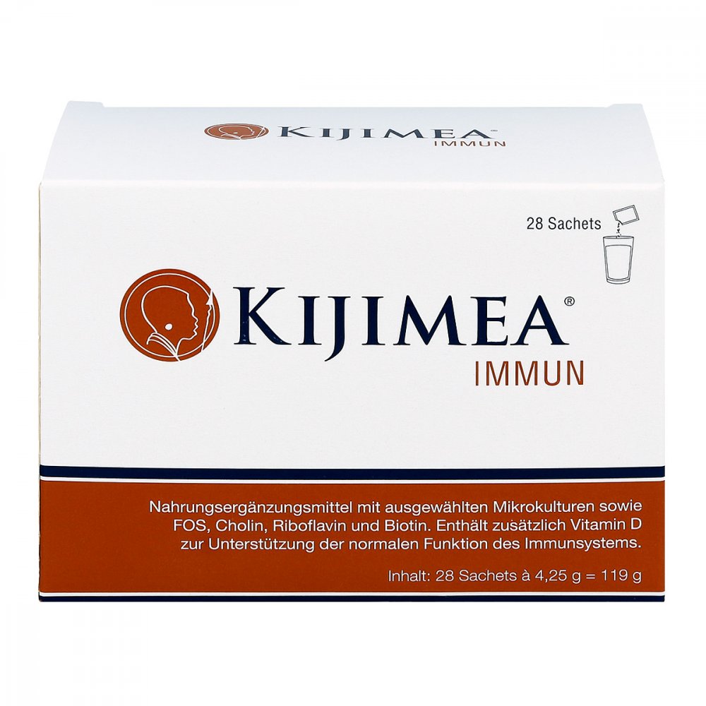Kijimea Immune Powder Probiotic + Vitamins D Biotin Riboflavin – Immune Support Gut Health 28 Sachets PZN 05351069