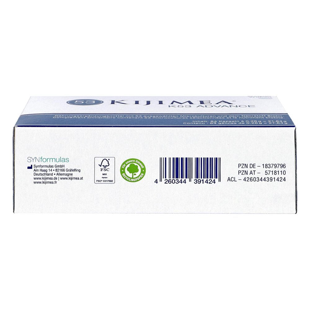Kijimea K53 Advance复合菌株胶囊 84 粒 PZN 18379796 适用于 4 岁以上人群