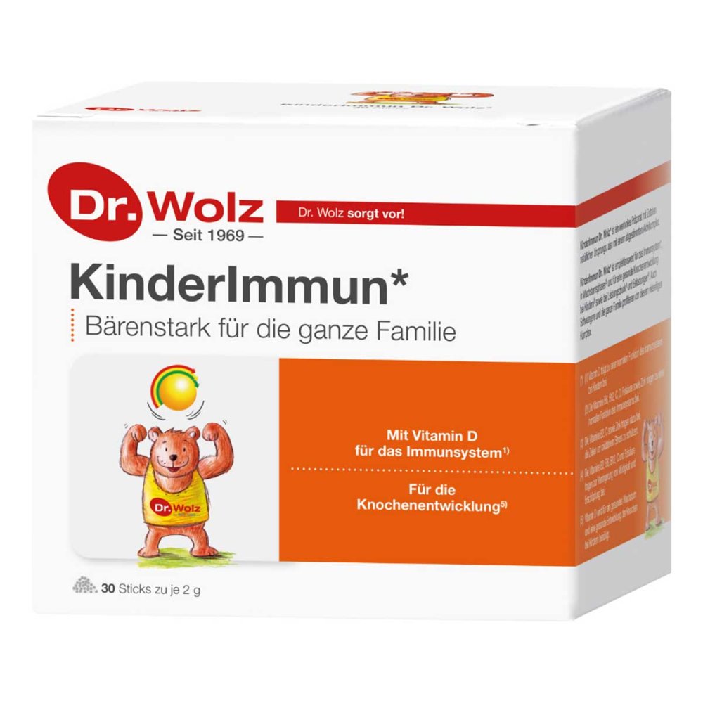 Children’s Immune Powder Dr. Wolz – Probiotics, Vitamins & Gut-Based Immune Support for Kids 30X2 g PZN 10417480
