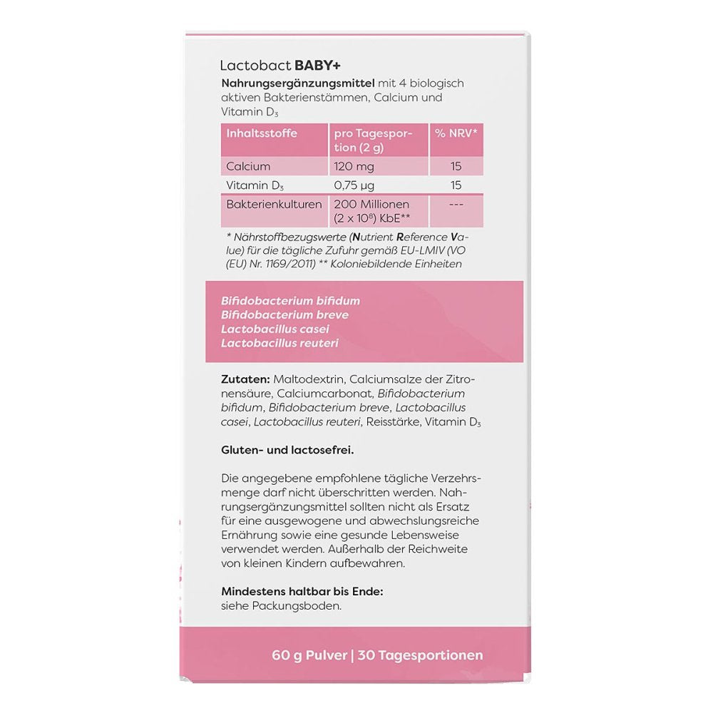 Lactobact Baby Powder, 60 g PZN 04652716