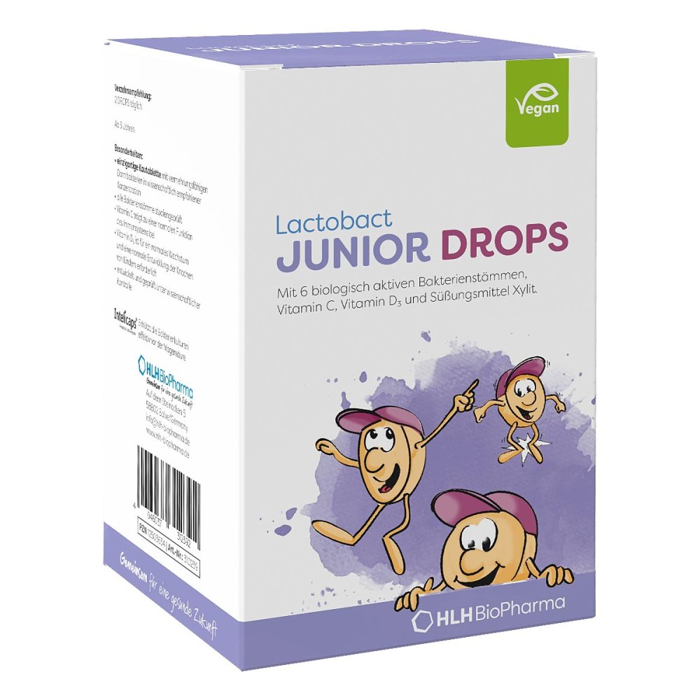 Lactobact Junior Drops Lozenges, 180 tablets, PZN 12503634