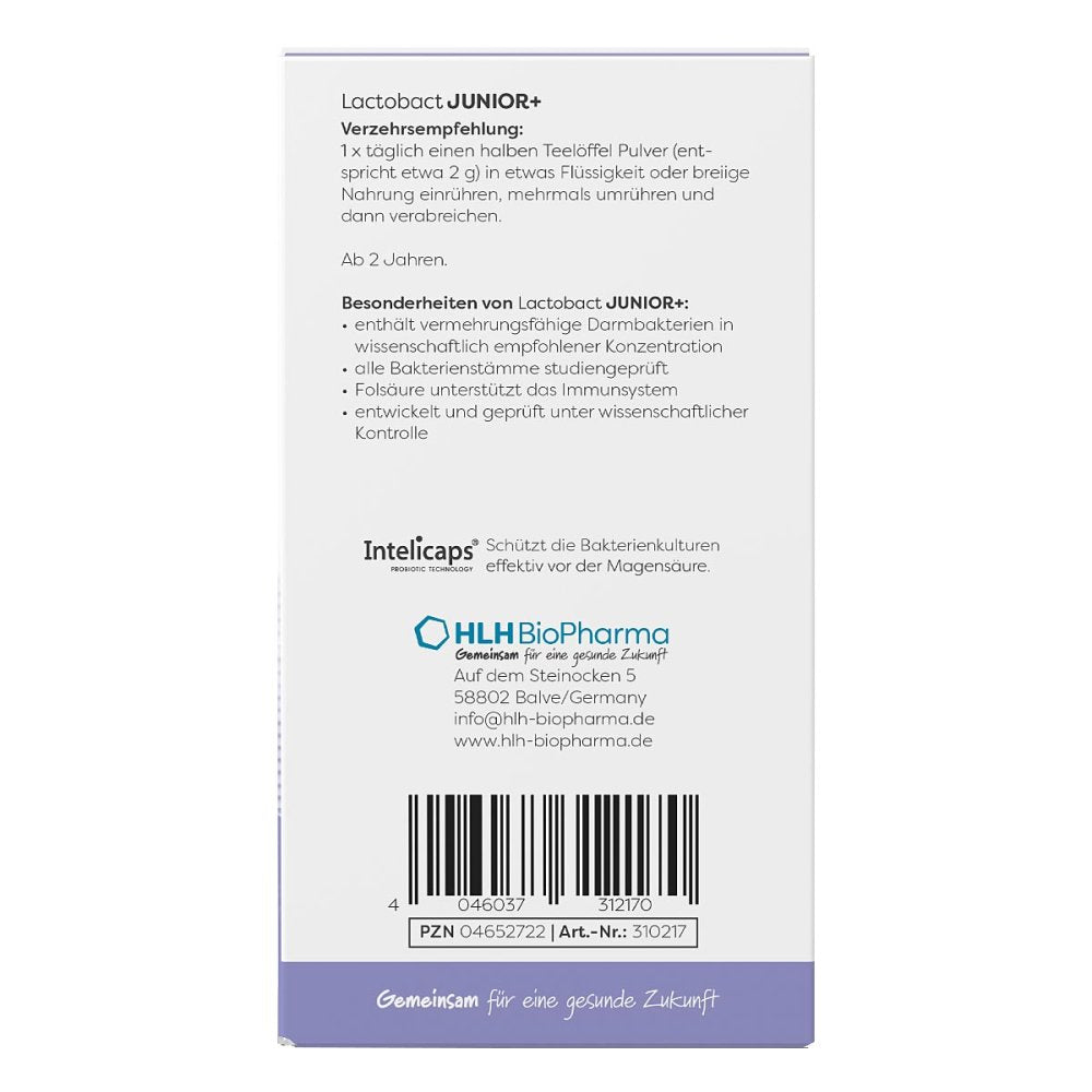 Lactobact Junior powder, 60 g PZN 04652722