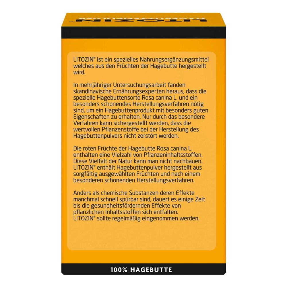 LITOZIN Rosehip Powder, 130 g PZN 11523155
