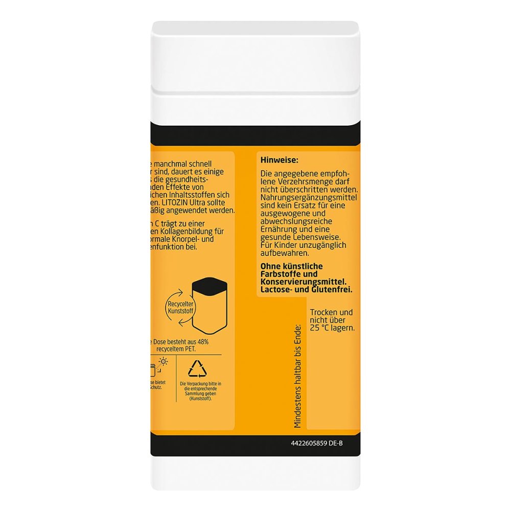 Litozin Ultra Capsules 120 pcs | Rosehip Powder + Vitamin C | Joint & Cartilage Wellness Support | PZN 09771006