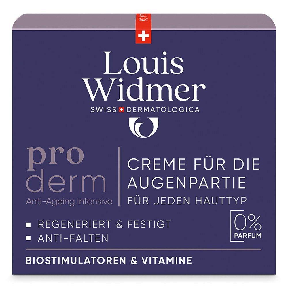瑞士 Louis Widmer Proderm强效抗衰老眼霜30毫升 PZN 19337819 无香精 维生素A/E 泛醇眼部护理