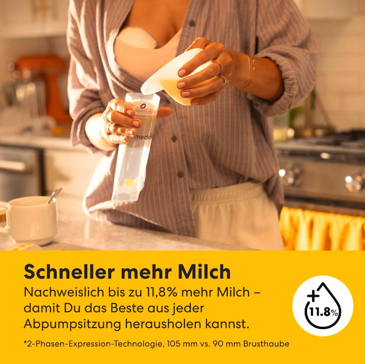 Medela Motion InBra™ Double Wearable Electric Breast Pump | Hands-Free, 9 Suction Levels, 2 × 150 ml | USB-C Rechargeable