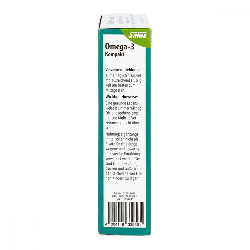 纯阿拉斯加狭鳕鱼油 Omega-3 浓缩胶囊，30 片，PZN：16151445