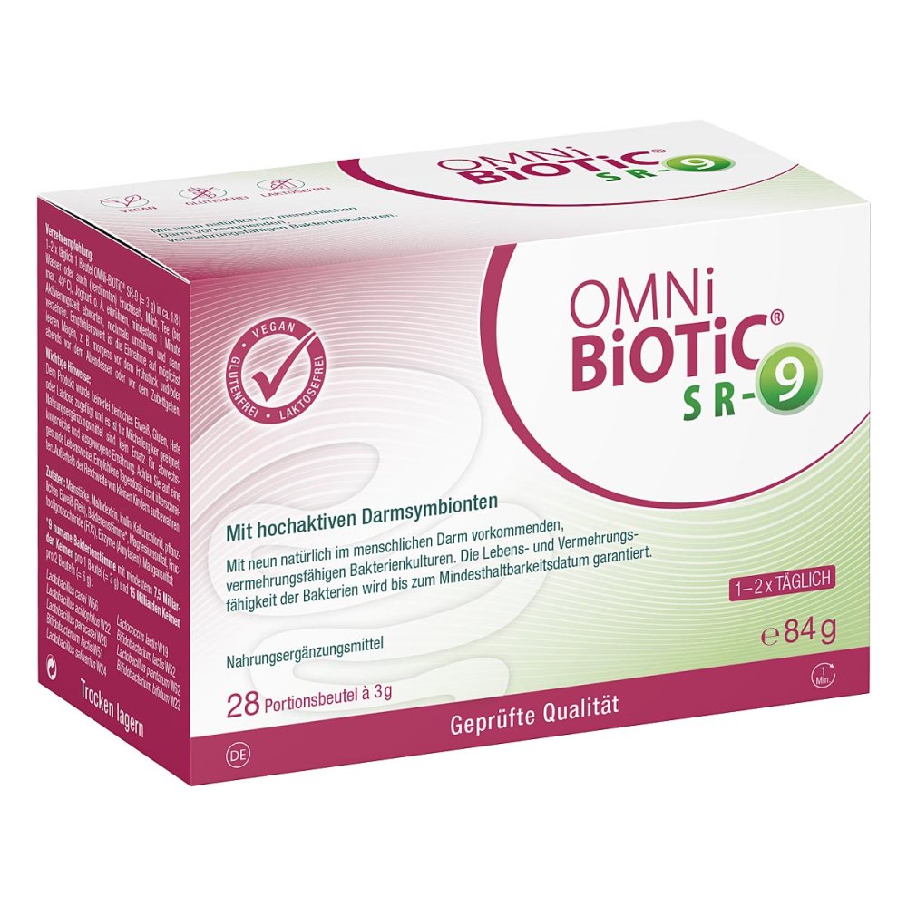OMNi-BiOTiC SR-9 Probiotic Sachets – 9 Bacterial Strains Gut-Brain Axis Support – 28 x 3g PZN 15198255