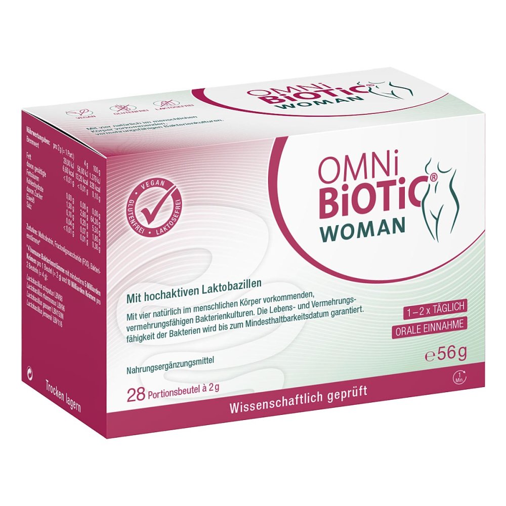 德国原装OMNi-BiOTiC 女性益生菌粉28x2 克 支持肠道和阴道菌群 PZN 19374967