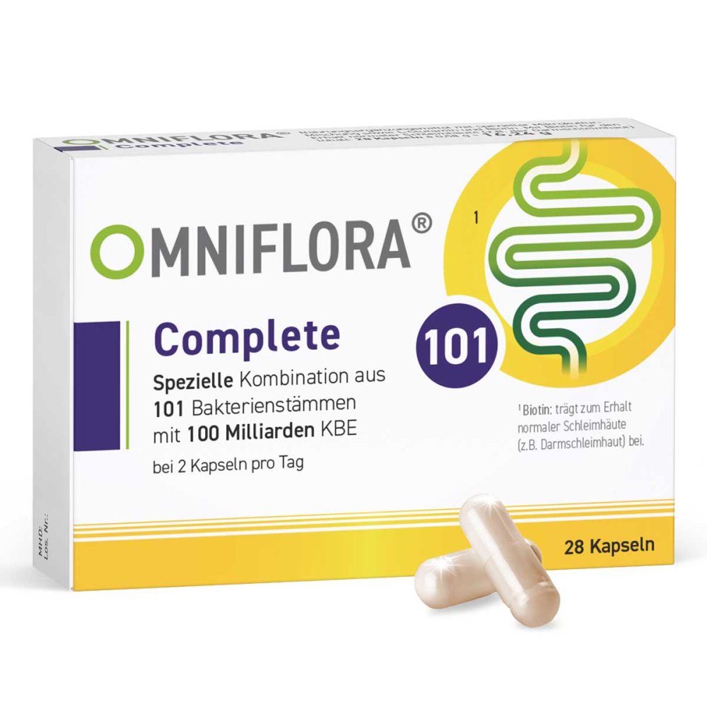 Omniflora Complete 101 bacterial strains 100 billion CFU, 28 units PZN 19628623