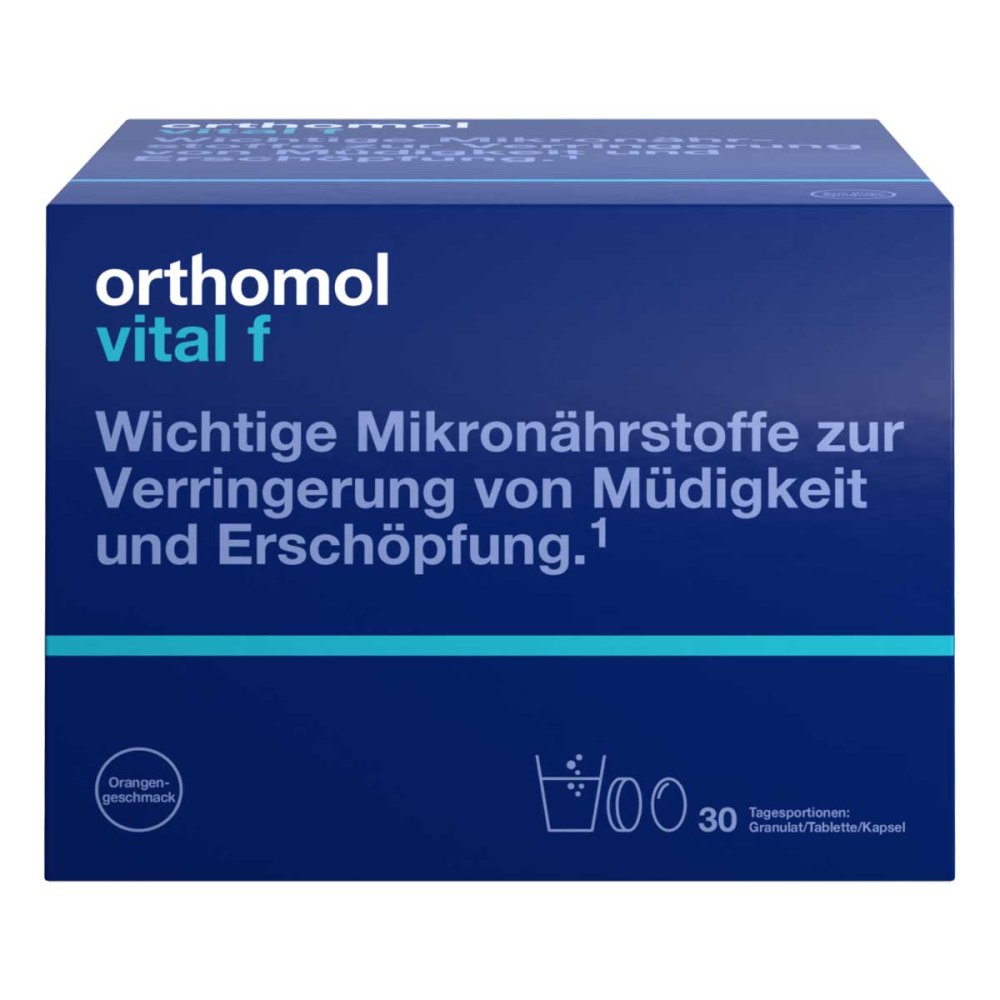Orthomol 傲视宝女性复合营养素组合装30天量 颗粒➕胶囊➕片剂 PZN 01319643
