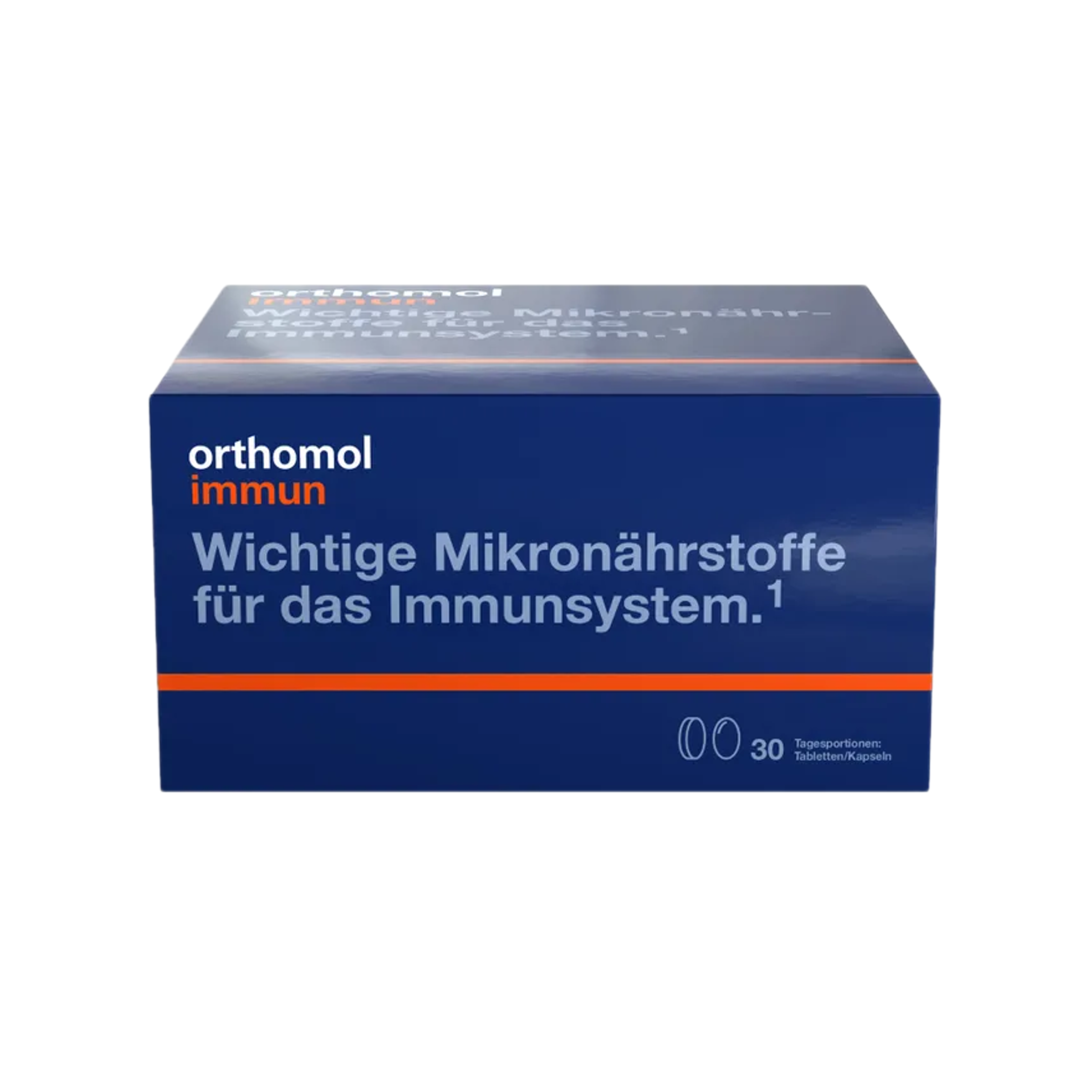 Orthomol Immun | Immune Support with Vitamin C, D & Zinc | Tablets & Capsules | 30 Daily Sachets | PZN 01319933