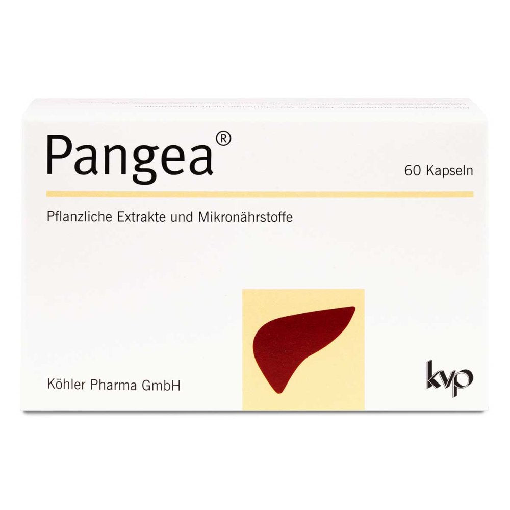 Pangea 胶囊，60 粒 PZN 16007501，肝功能和脂质代谢，素食胶囊