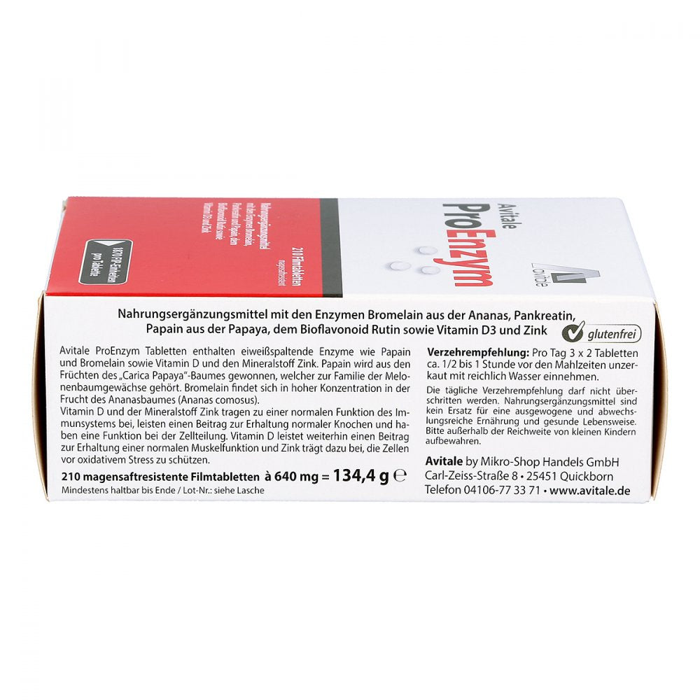 ProEnzym gastro-resistant tablets 210st PZN 05880483