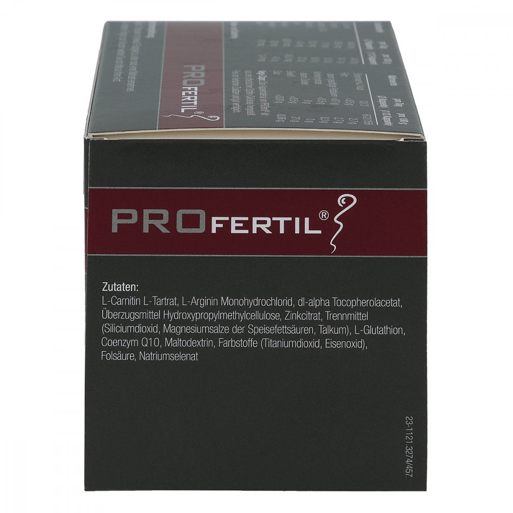 PROfertil Capsules 180 pcs | Male Fertility Support Supplement | L-Carnitine, Zinc & CoQ10 PZN: 00293999