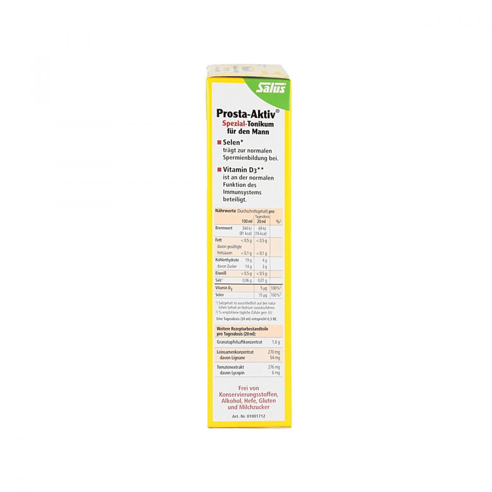 Prosta Aktiv Special Tonic Salus, 250 ml PZN 07776525 with selenium and vitamin D3