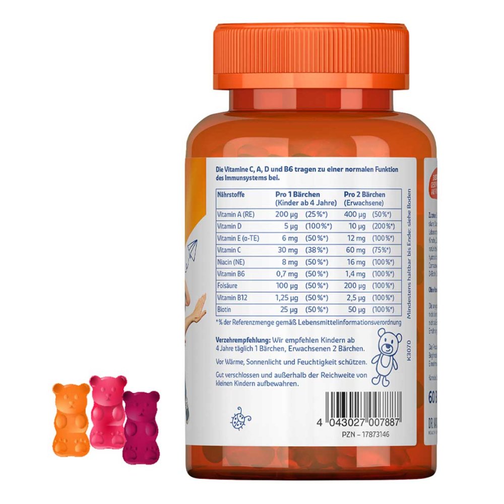 Sanostol Multi-Vitamin Bears, 60 pieces PZN 17873146