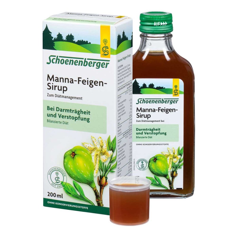 Manna fig syrup Schoenenberger, 200 ml PZN 11872826