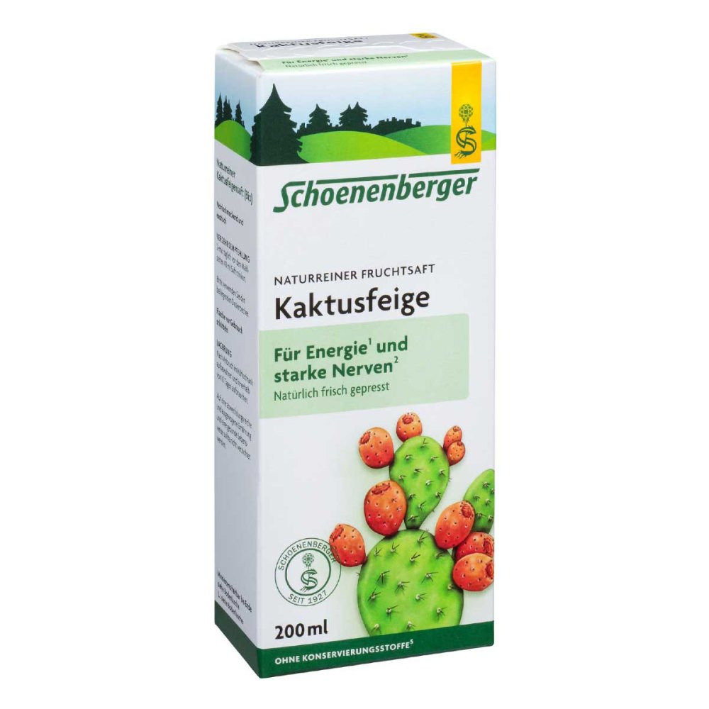Schoenenberger有机仙人掌果汁 200 毫升 PZN 05566189