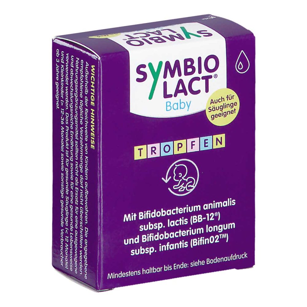 SymbioLact 婴儿益生菌滴剂 8 毫升 – 婴幼儿肠道健康 支持消化 PZN 19948888