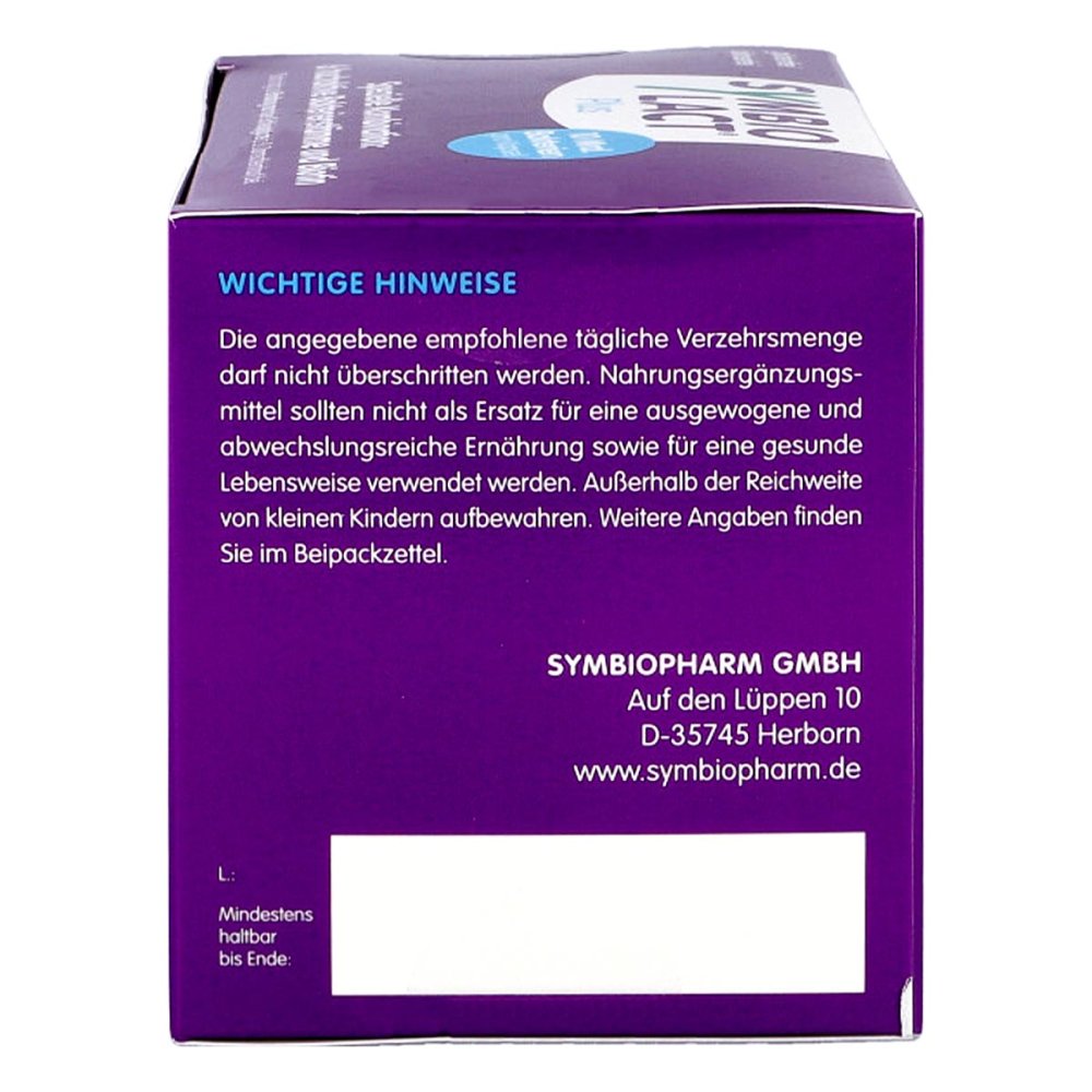 SymbioLact Plus High-Strength Probiotic 90 Capsules | 6 Live Probiotic Strains | 10 Billion CFU + Biotin | Gut Flora & Intestinal Mucosa Support | PZN 15257897