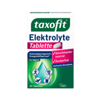taxofit Electrolyte Tablets | Magnesium, Potassium, Calcium, Sodium & Chloride | Sugar-Free Electrolyte & Muscle Support | 20 Tablets | PZN 11306570