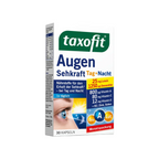 taxofit Eye Vision Day + Night | 25 mg Lutein + Zeaxanthin, Vitamins A, C, E, B2, Zinc & Selenium | Normal Vision & Antioxidant Support | 30 Capsules | PZN 12749602