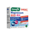 taxofit Magnesium 600 + B12 DIRECT Granules | 600 mg Magnesium + Vitamins B1 & B12 | Muscles, Energy & Nerves | Vegan | 20 Sachets | PZN 18263065