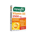 taxofit Vitamin D3 2500 I.U. | High-Dose Vitamin D3 for Immune System, Bones, Muscles & Teeth | 62.5 µg | 50 Mini Tablets | PZN 16585304
