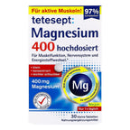 Tetesept Magnesium 400 High-Dose Tablets 30 pcs – Muscle, Heart & Nerve Support PZN 15629057