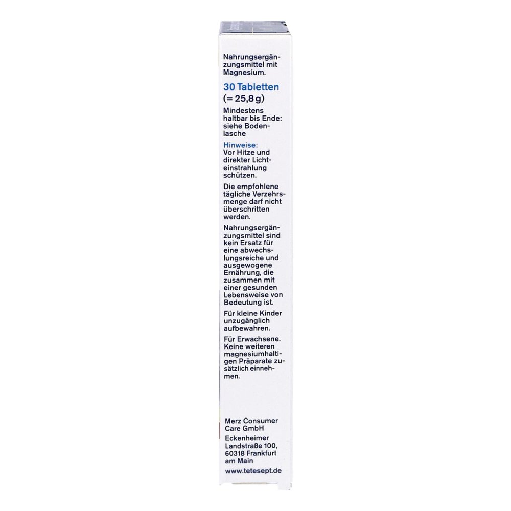 Tetesept Magnesium 400 high-dose tablets, 30 pcs PZN 15629057