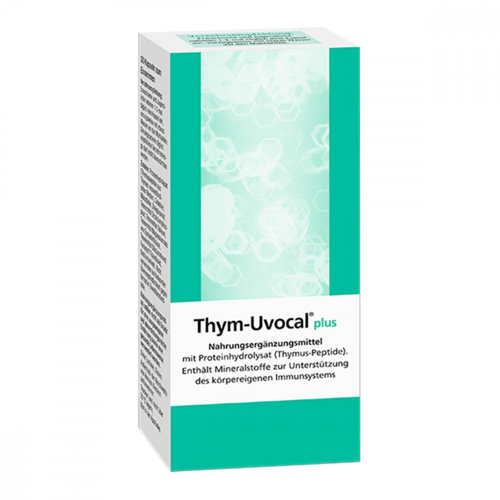 德国原装 Thym-Uvocal Plus 胸腺肽、锌和硒胶囊 30粒 | 提高免疫力，缓解亚健康 | 德国制造 PZN 09374127