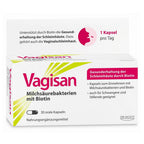 Vagisan Lactic Acid Bacteria with Biotin 30 Capsules | Vaginal Microbiome Support | 1 Billion Live Cultures | Vegan PZN 19335708
