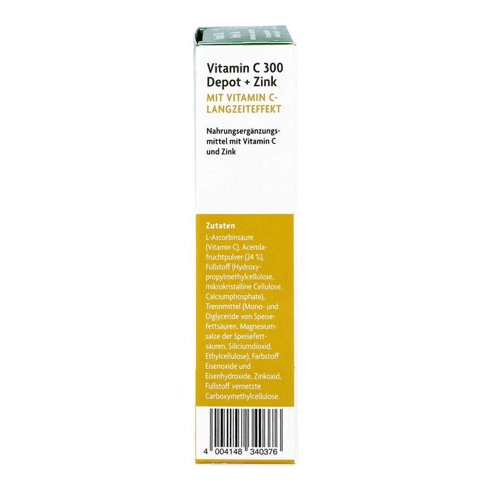 Vitamin C 300 Depot + Zinc Salus Tablets, 30 pcs PZN 17938294