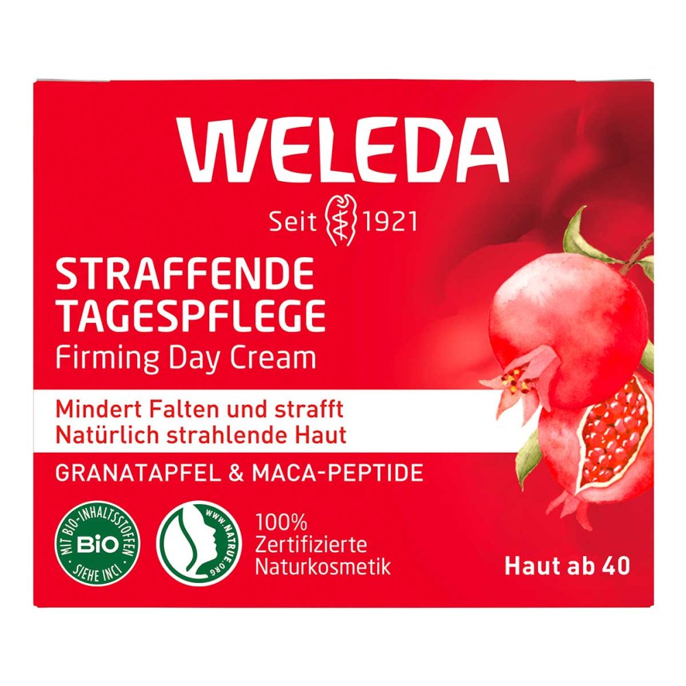 Weleda Firming Day Cream Pomegranate & Maca Peptides 40 ml, PZN 18075056